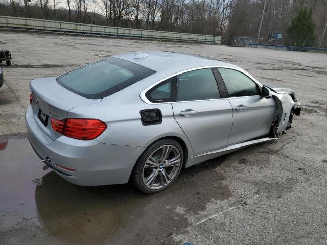 WBA4F9C39HG812567 - 2017 BMW 430XI GRAN COUPE SILVER photo 3