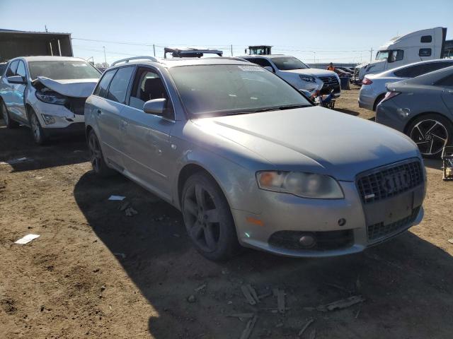 WAUKF78E58A118256 - 2008 AUDI A4 2.0T AVANT QUATTRO GRAY photo 4