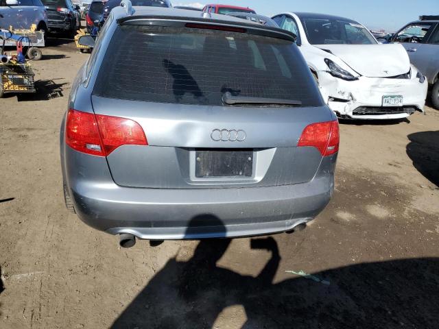 WAUKF78E58A118256 - 2008 AUDI A4 2.0T AVANT QUATTRO GRAY photo 6