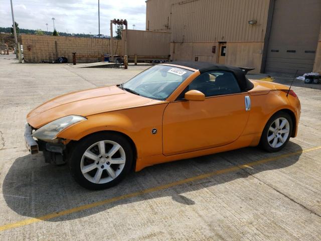 JN1AZ36A54M253036 - 2004 NISSAN 350Z ROADSTER ORANGE photo 1