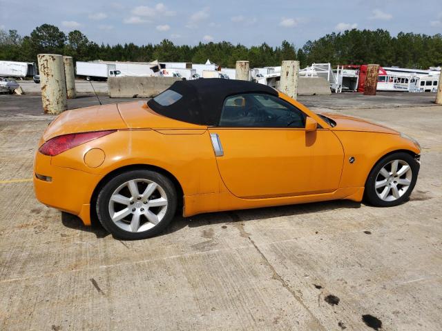 JN1AZ36A54M253036 - 2004 NISSAN 350Z ROADSTER ORANGE photo 3