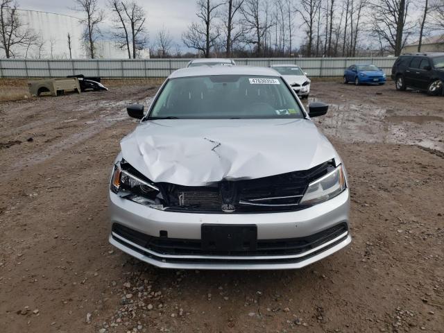 3VW1K7AJ1FM417001 - 2015 VOLKSWAGEN JETTA BASE Արծաթագույն լուսանկար 5
