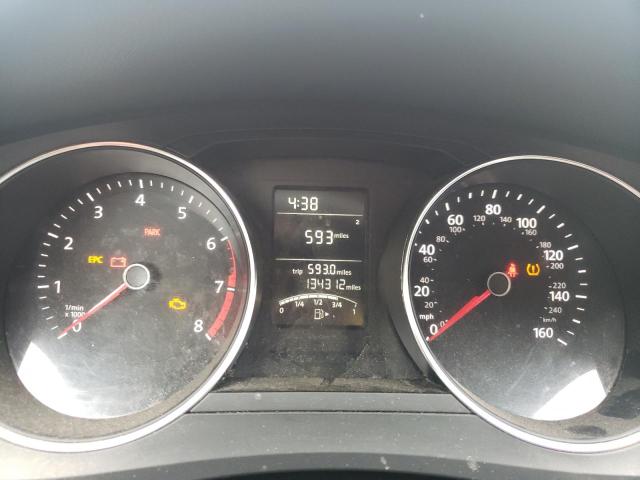 3VW1K7AJ1FM417001 - 2015 VOLKSWAGEN JETTA BASE Արծաթագույն լուսանկար 9