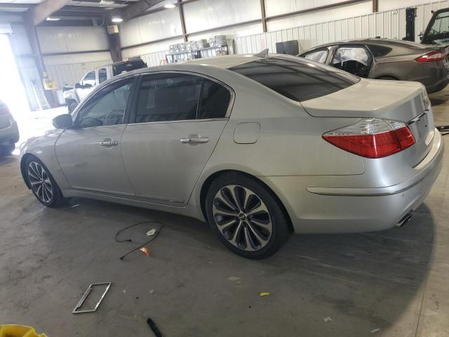 KMHGC4DF8BU132278 - 2011 HYUNDAI GENESIS 4.6L SILVER photo 2