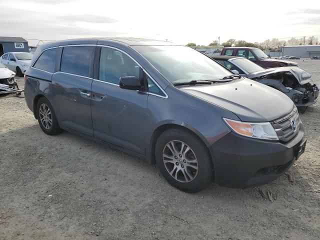 5FNRL5H61CB106354 - 2012 HONDA ODYSSEY EXL GRAY photo 4