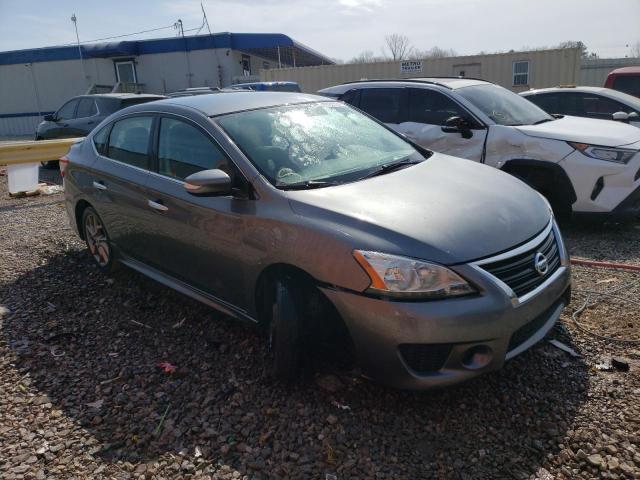 3N1AB7AP0FY312484 - 2015 NISSAN SENTRA S GRAY photo 4