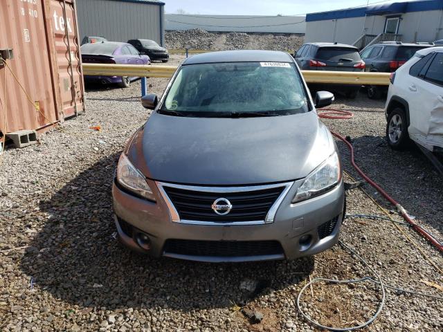 3N1AB7AP0FY312484 - 2015 NISSAN SENTRA S GRAY photo 5