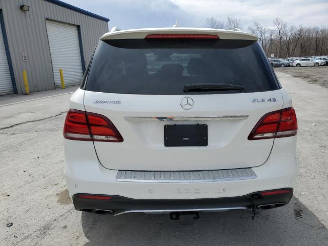 4JGDA6EBXJB003842 - 2018 MERCEDES-BENZ GLE 43 AMG WHITE photo 6