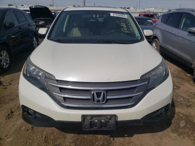 5J6RM4H54CL057611 - 2012 HONDA CR-V EX WHITE photo 5