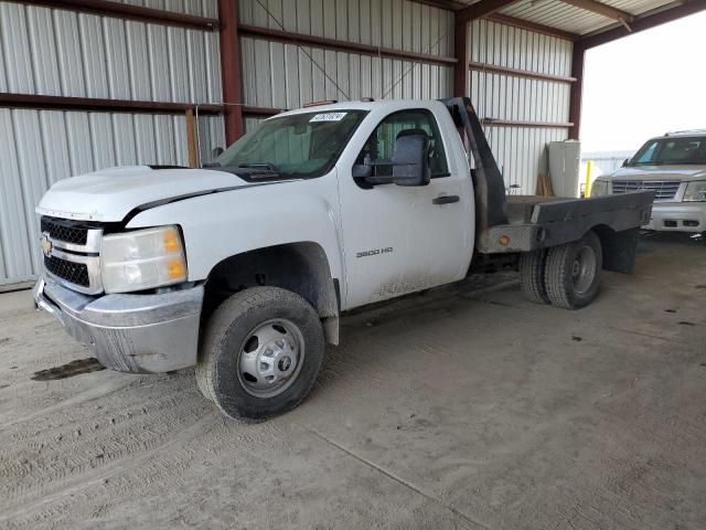 1GB3KZCG5BF240928 - 2011 CHEVROLET SILVERADO K3500 WHITE photo 1