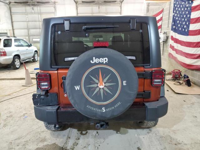 1C4AJWAG4EL290734 - 2014 JEEP WRANGLER SPORT ORANGE photo 6