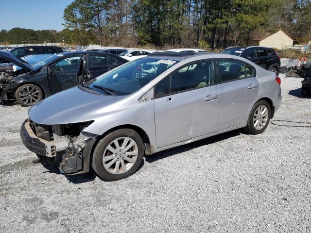 19XFB2F99CE309239 - 2012 HONDA CIVIC EXL SILVER photo 1