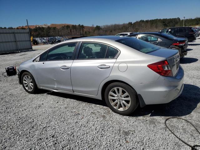 19XFB2F99CE309239 - 2012 HONDA CIVIC EXL SILVER photo 2