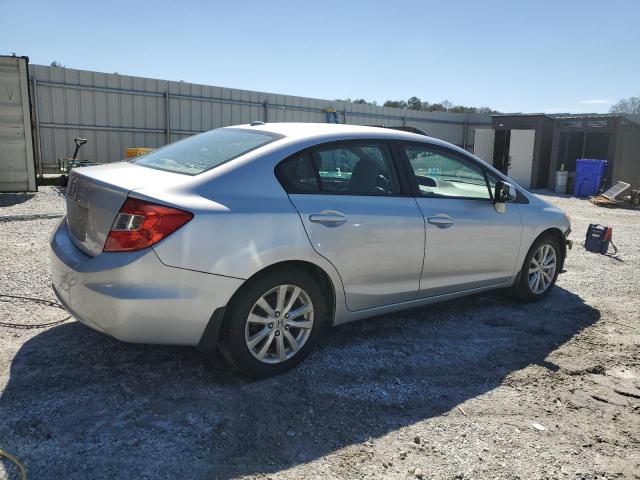19XFB2F99CE309239 - 2012 HONDA CIVIC EXL SILVER photo 3