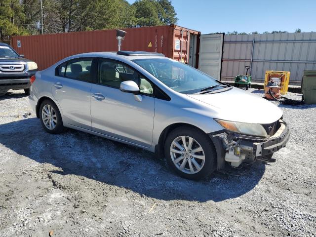 19XFB2F99CE309239 - 2012 HONDA CIVIC EXL SILVER photo 4