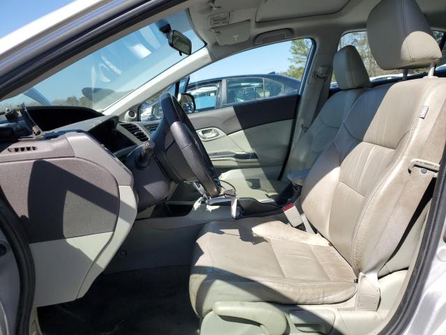 19XFB2F99CE309239 - 2012 HONDA CIVIC EXL SILVER photo 7