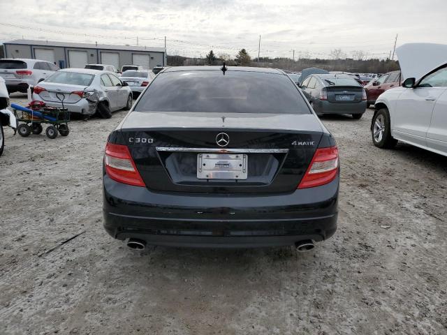 WDDGF8BB4AR123796 - 2010 MERCEDES-BENZ C 300 4MATIC BLACK photo 6