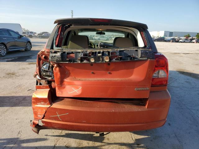 1B3HB28B88D770631 - 2008 DODGE CALIBER ORANGE photo 6