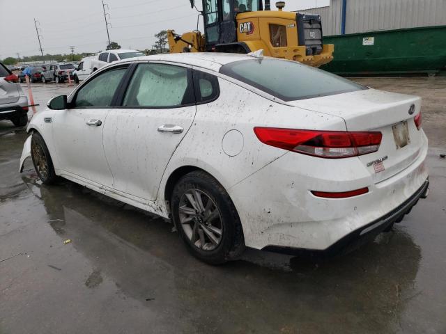 5XXGT4L30LG385145 - 2020 KIA OPTIMA LX WHITE photo 2