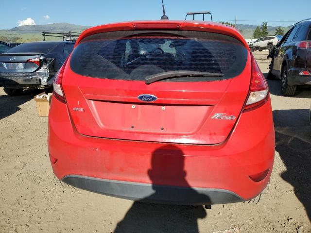 3FADP4FJ8CM106207 - 2012 FORD FIESTA SES RED photo 6