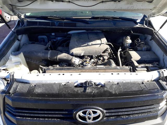 5TFRM5F1XEX082469 - 2014 TOYOTA TUNDRA DOUBLE CAB SR/SR5 WHITE photo 11
