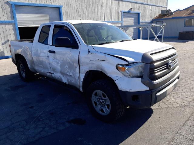 5TFRM5F1XEX082469 - 2014 TOYOTA TUNDRA DOUBLE CAB SR/SR5 WHITE photo 4