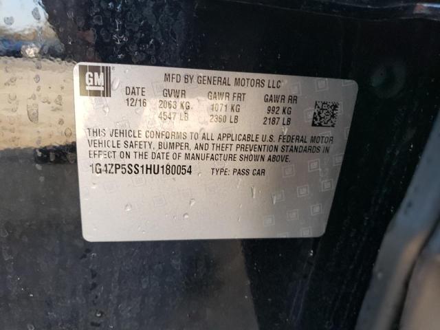 1G4ZP5SS1HU180054 - 2017 BUICK LACROSSE ESSENCE BLACK photo 13