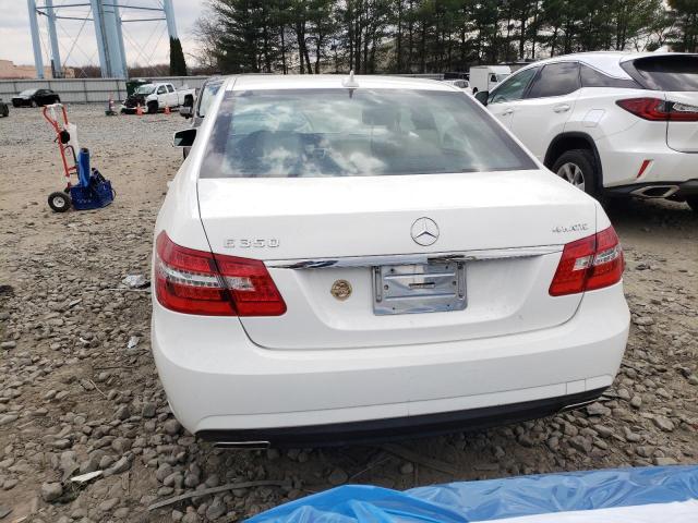 WDDHF8JB6DA742263 - 2013 MERCEDES-BENZ E 350 4MATIC WHITE photo 6