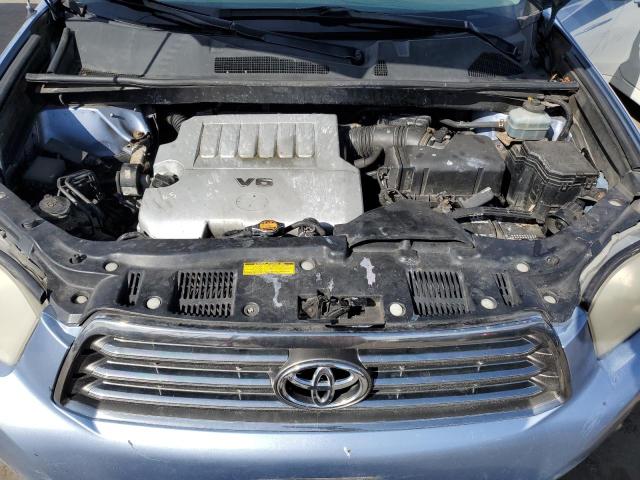 JTEES41A482105358 - 2008 TOYOTA HIGHLANDER BLUE photo 11