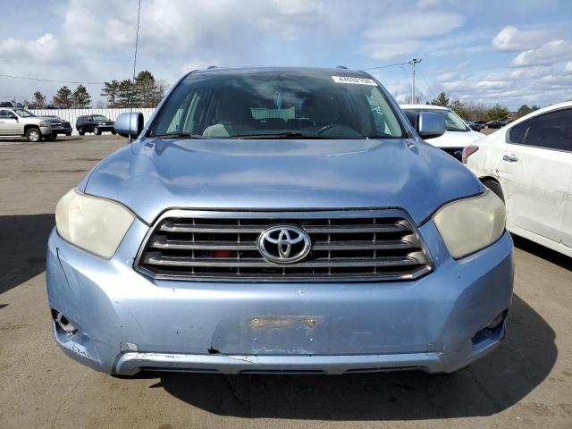 JTEES41A482105358 - 2008 TOYOTA HIGHLANDER BLUE photo 5