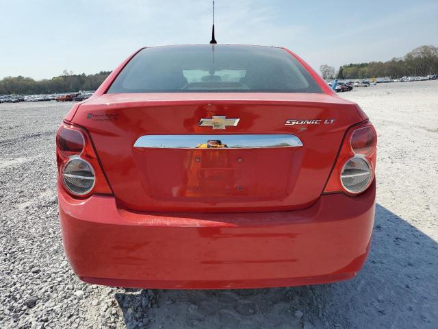 1G1JC5SHXE4120344 - 2014 CHEVROLET SONIC LT RED photo 6