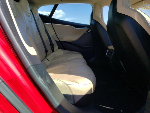 5YJSA1H17EFP52702 - 2014 TESLA MODEL S 红色 照片 10
