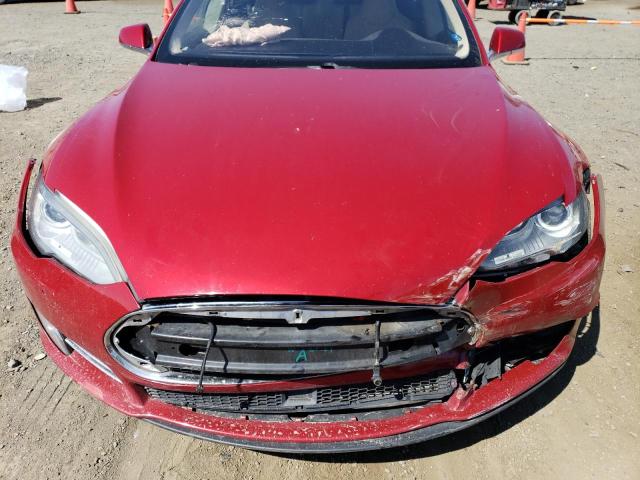 5YJSA1H17EFP52702 - 2014 TESLA MODEL S 红色 照片 11