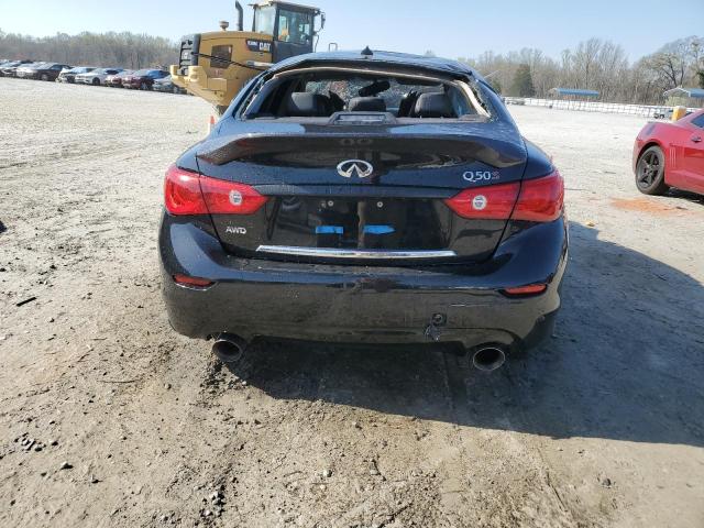 JN1BV7AR7EM685049 - 2014 INFINITI Q50 BASE BLACK photo 6