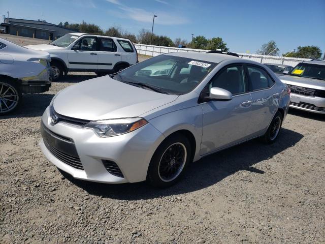 2T1BURHE2FC475813 - 2015 TOYOTA COROLLA L SILVER photo 1