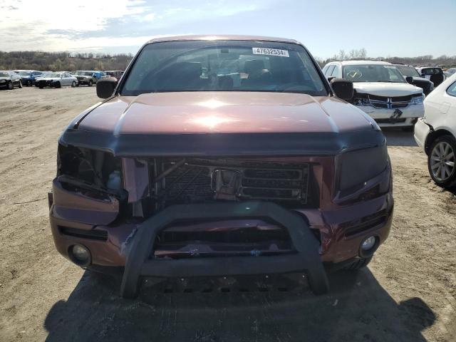 2HJYK16598H534705 - 2008 HONDA RIDGELINE RTL BURGUNDY photo 5