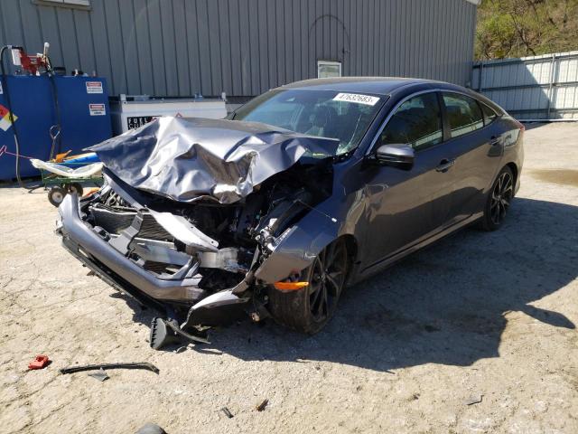 2HGFC2F85MH529411 - 2021 HONDA CIVIC SPORT 灰色 照片 1