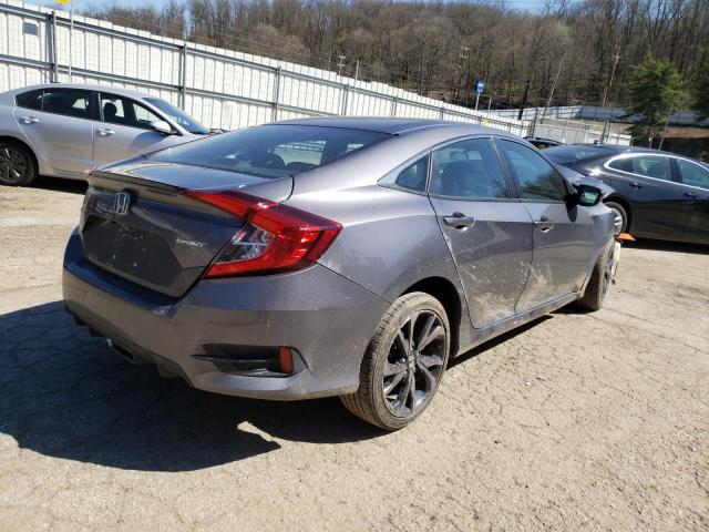 2HGFC2F85MH529411 - 2021 HONDA CIVIC SPORT 灰色 照片 3