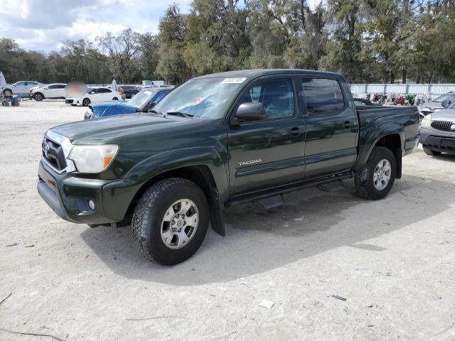 5TFJU4GN3DX050714 - 2013 TOYOTA TACOMA DOUBLE CAB PRERUNNER GREEN photo 1