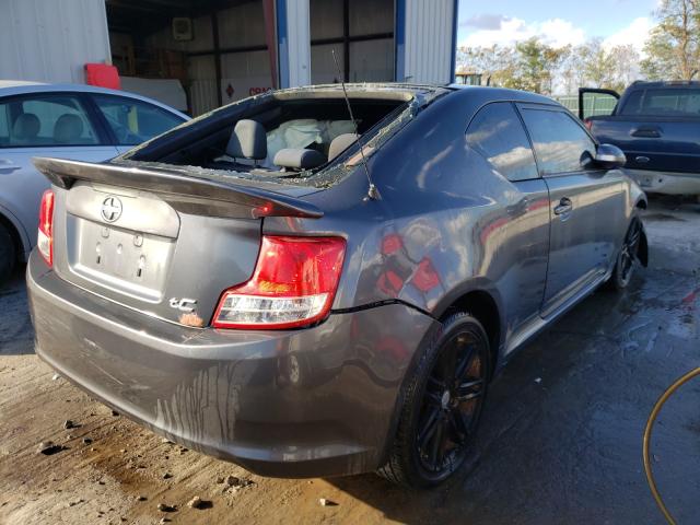 JTKJF5C76B3002533 - 2011 TOYOTA SCION TC 灰色 照片 4