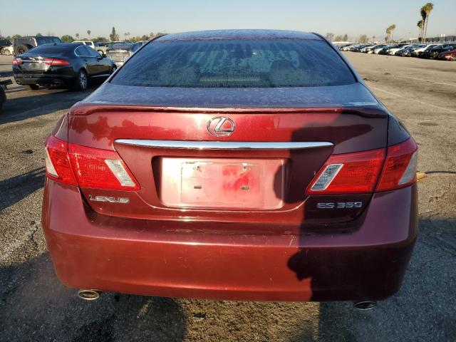 JTHBJ46G872107358 - 2007 LEXUS ES 350 BURGUNDY photo 6