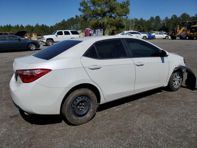 5YFBURHE6KP889431 - 2019 TOYOTA COROLLA L WHITE photo 3