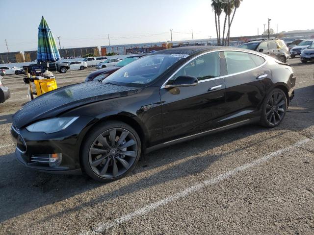5YJSA1DP7DFP05677 - 2013 TESLA MODEL S Սև լուսանկար 1