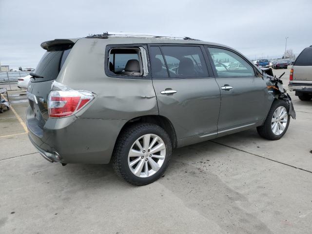 JTEEW41A382024033 - 2008 TOYOTA HIGHLANDER HYBRID GREEN photo 3