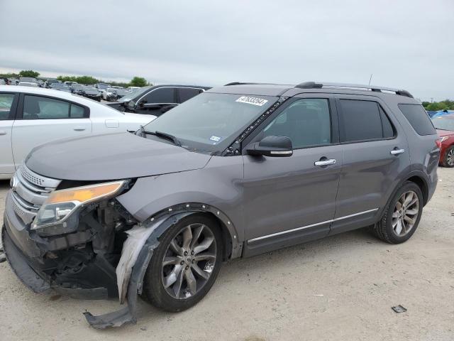 1FM5K7D89DGB89216 - 2013 FORD EXPLORER XLT GRAY photo 1