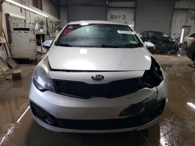 KNADM4A30D6137137 - 2013 KIA RIO LX SILVER photo 5