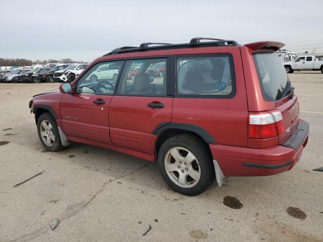 JF1SF656X2H736719 - 2002 SUBARU FORESTER S RED photo 2