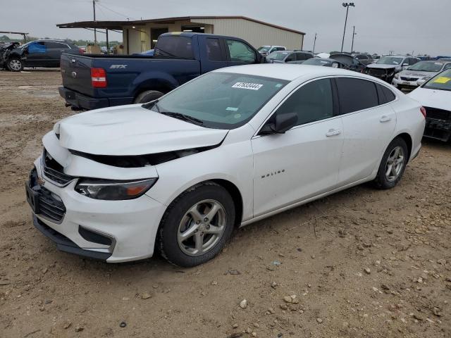 1G1ZB5ST1JF109712 - 2018 CHEVROLET MALIBU LS WHITE photo 1