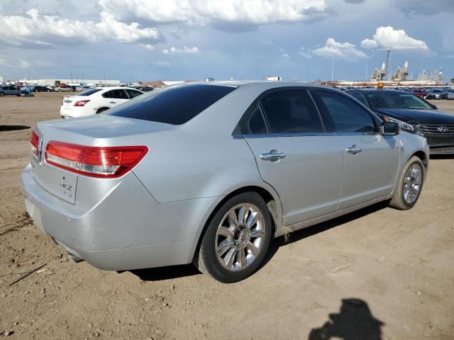 3LNHL2JC7AR650844 - 2010 LINCOLN MKZ SILVER photo 3