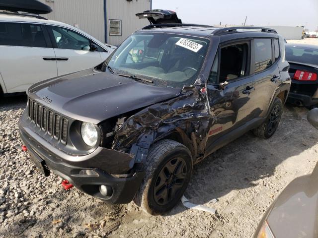 ZACCJBCB3JPH42567 - 2018 JEEP RENEGADE TRAILHAWK GRAY photo 1